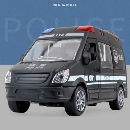 Inertie Voertuig Model – Politieauto, Brandweerwagen of Ambulance