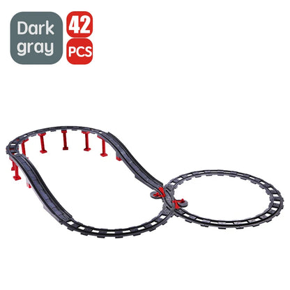 Treinrails set voor grote bouwstenen – Compatibel met Duplo®
