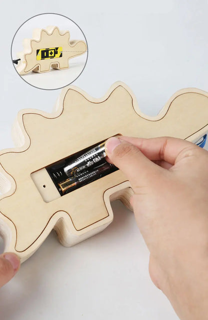 Houten Speelbord met LED Lichtschakelaars voor Kinderen 3-6 Jaar