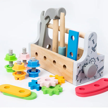 Houten Gereedschapskist Speelset voor Kinderen