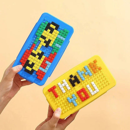 Kleurrijke Lunchbox met Bouwstenen voor Kinderen - Lekdicht en Magnetronbestendig