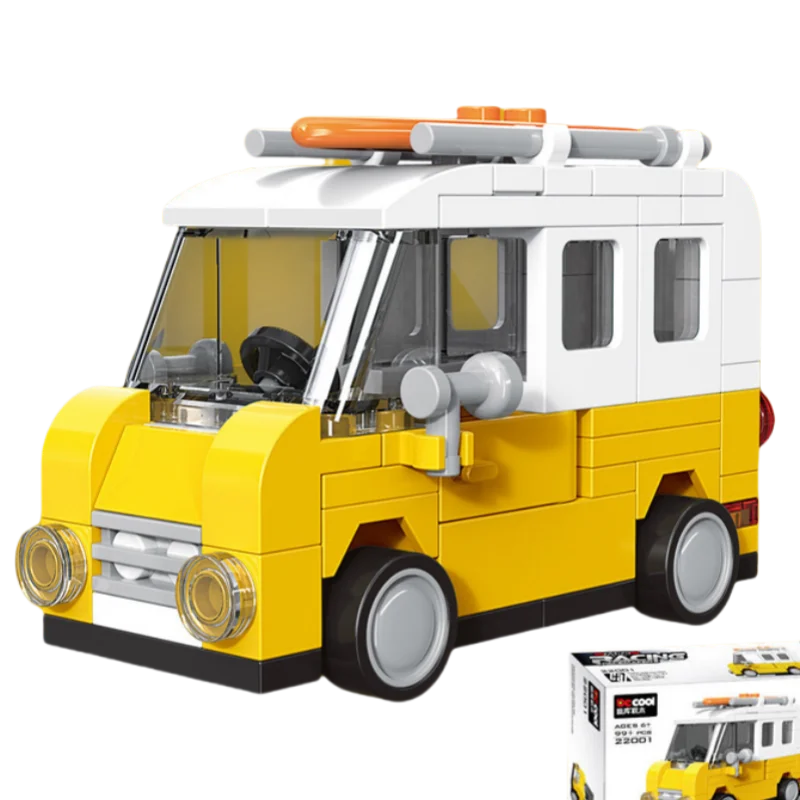 Bouwblokken Terugtrek Voertuigen Set – LEGO® Compatibel