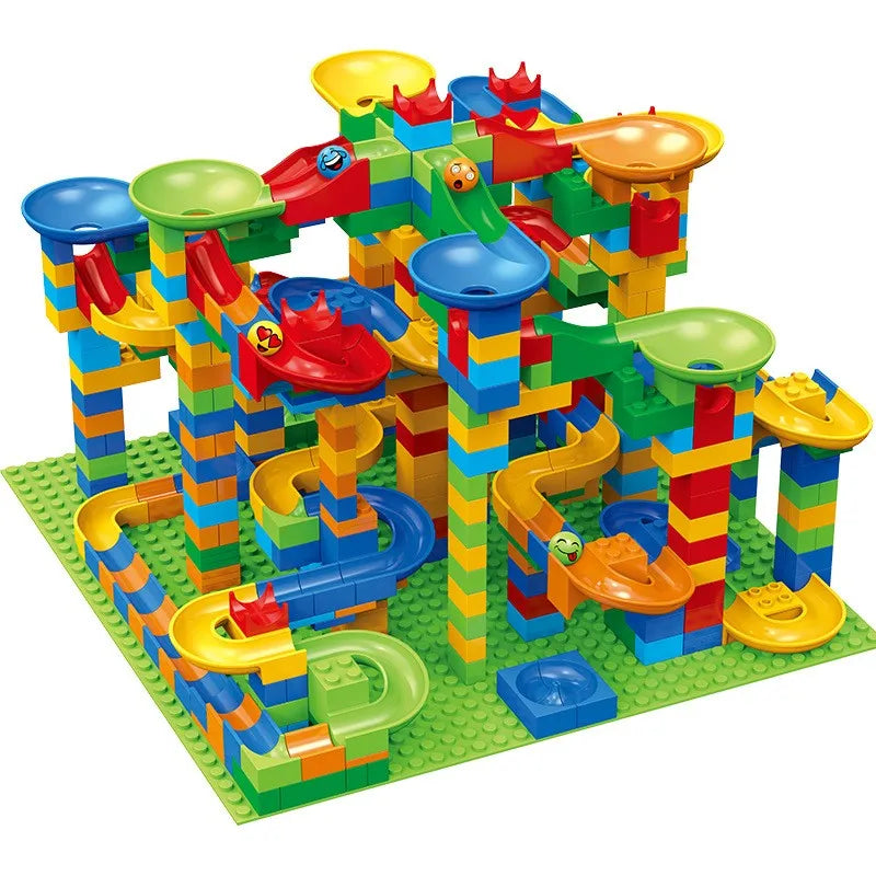Knikkerbaan bouwset – Compatibel met bouwstenen (creatief speelplezier)