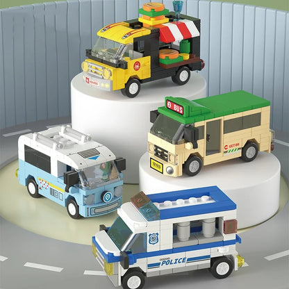 Stads Voertuigen Bouwblokken Set (LEGO®-compatibel) 14+