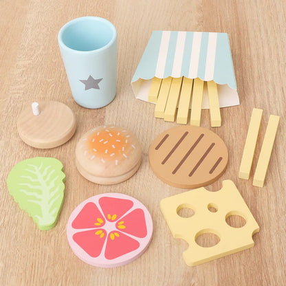 Houten Speelgoed Eten Snijset voor Kinderkeuken (3-6 jaar)