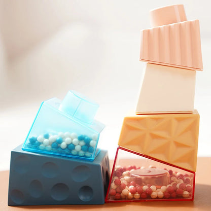 Plastic Stapelblokken Toren Educatief Evenwichtsspel voor Kinderen