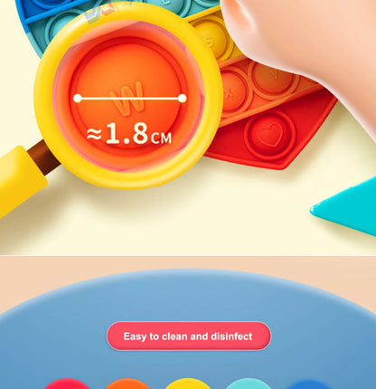 Pop Push Bubble Fidget Speelgoed voor Stressvermindering en Zintuiglijke Ontwikkeling