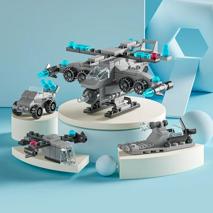 6-in-1 Bouwblokken Set Politie Brandweer Kasteel | LEGO®-compatibel 6-12 jaar