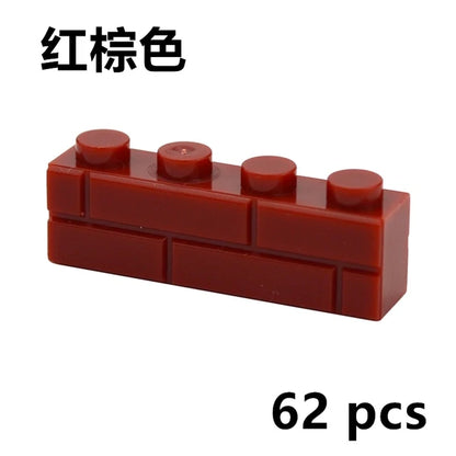 Kleine bouwstenen voor muren | Compatibel met Lego | Diverse maten