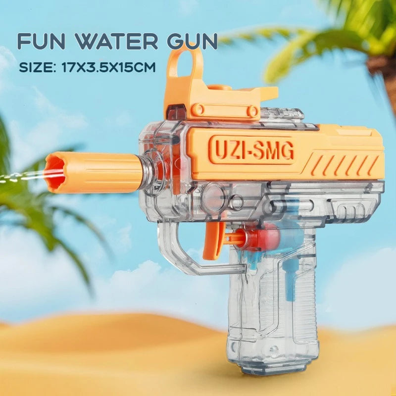UZI Waterpistool Niet-Elektrisch | Handmatig Hoge Druk Waterpistool voor Kinderen en Volwassenen