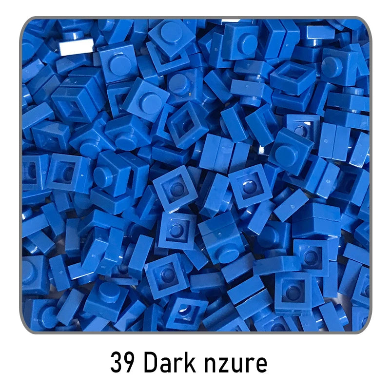 100 stuks 1x1 bouwstenen | Compatibel met Lego