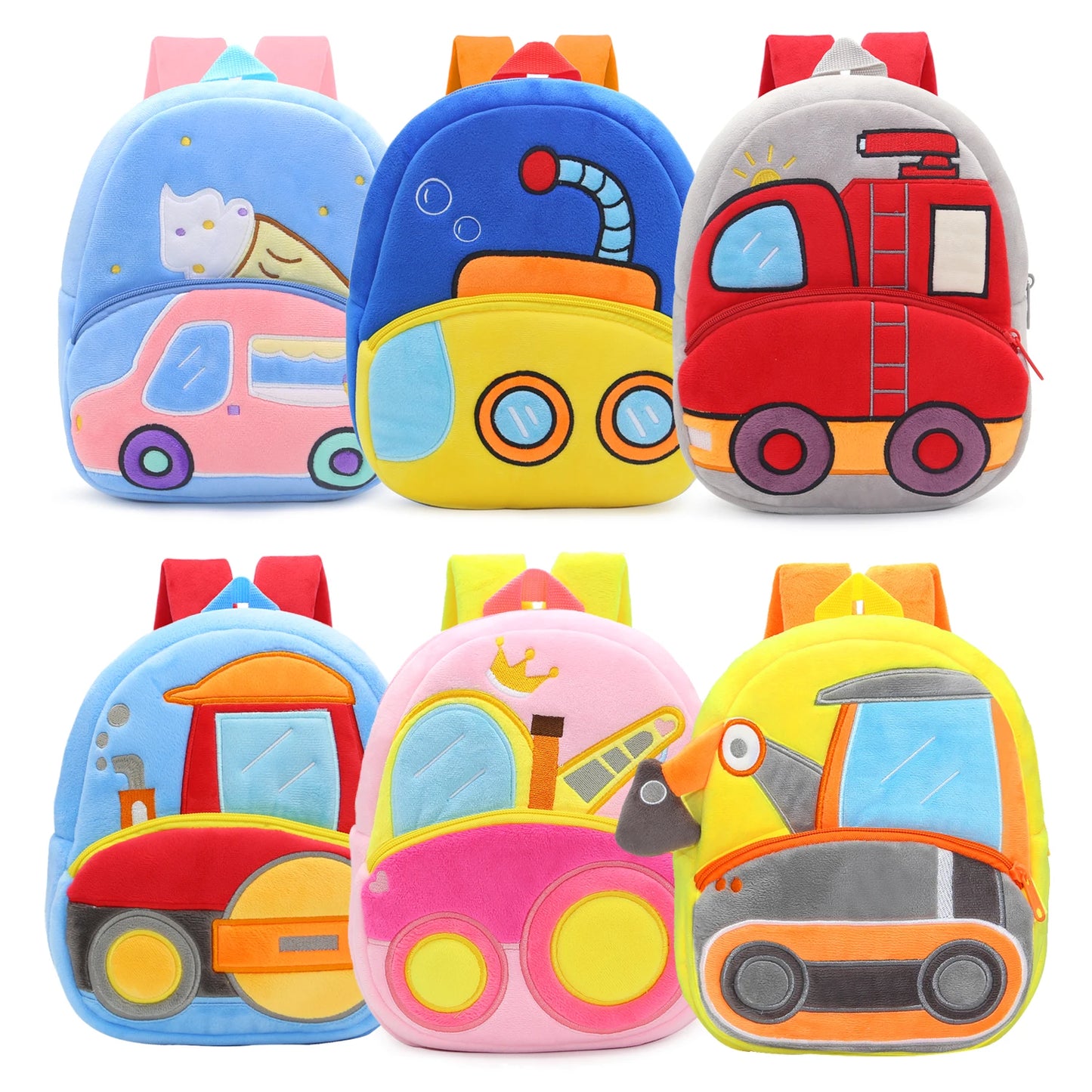 Pluche Kinderrugzak Graafmachine – 1-3 Jaar