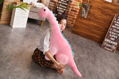 Zachte Dinosaurus Knuffel van Pluche – 50 of 80 cm – Diverse kleuren