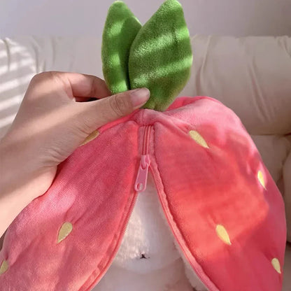 Pluche Konijn Knuffel Aardbei of Wortel 25 cm