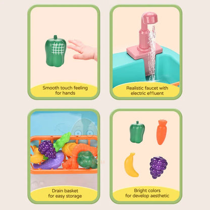 Speelgoed Keuken Afwasmachine met Waterfunctie voor Kinderen