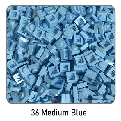 100 stuks 1x1 bouwstenen | Compatibel met Lego