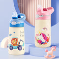 RVS Thermosfles voor Kinderen met Rietje 400ml – Lekvrij