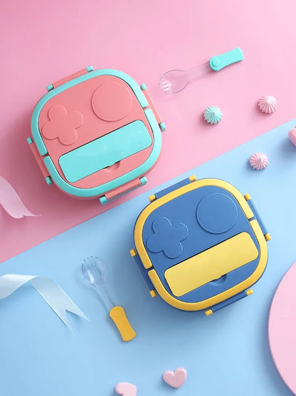 Draagbare RVS Lunchbox voor Kinderen - Lekvrij en Isolerend