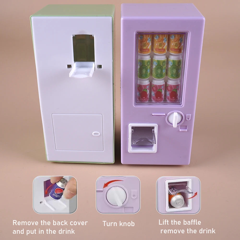 Mini Drankautomaat voor Poppenhuis of Speelhuisje