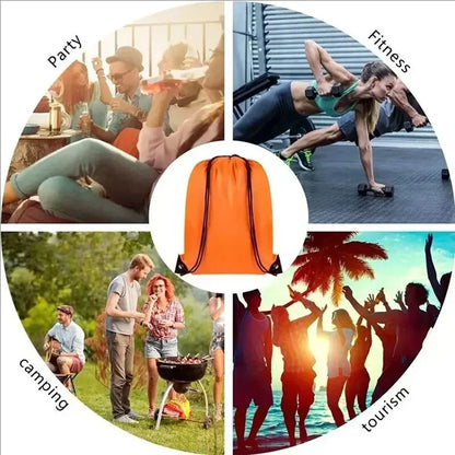 Lichtgewicht Trekkoord Tas – Unisex Rugzak voor School & Sport