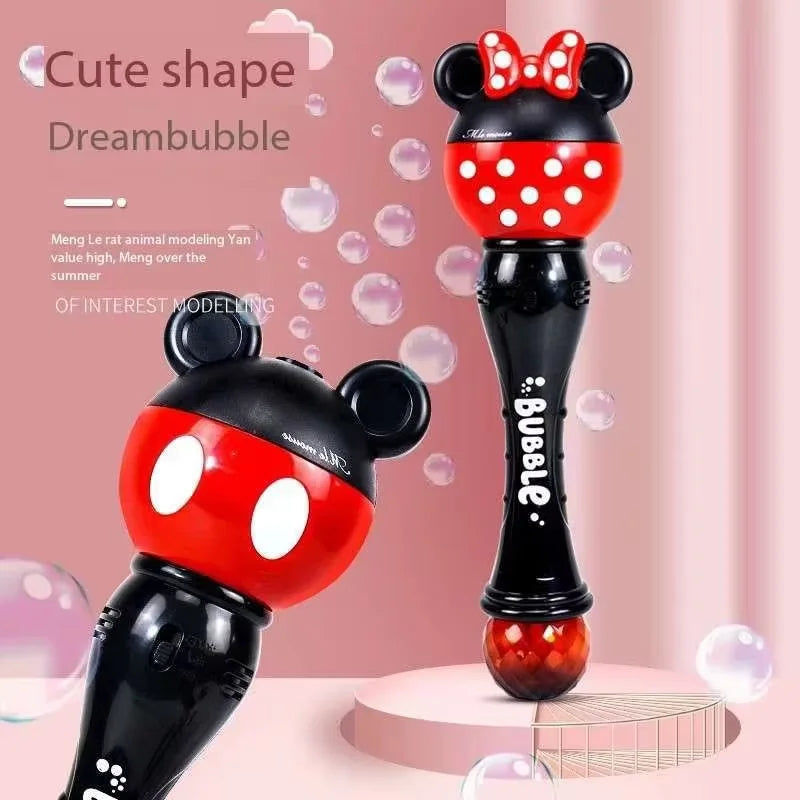 Elektrische Bellenblaas met Mickey of Minnie design