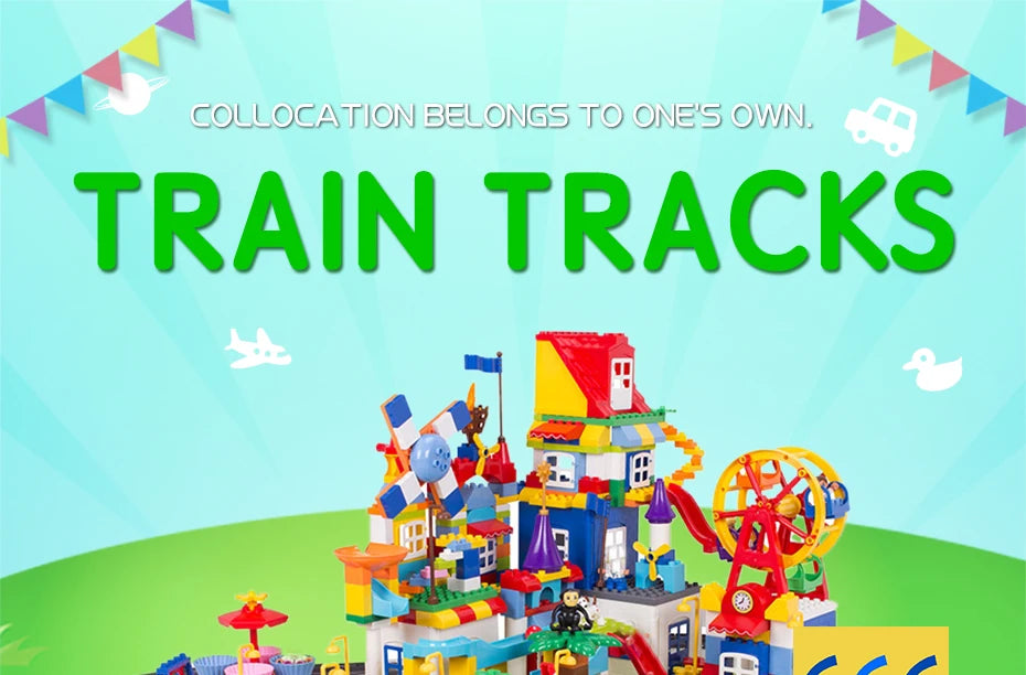 Trein rails en accessoires set – Compatibel met Duplo®