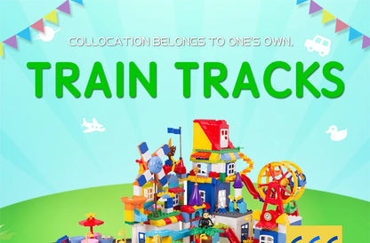 Trein rails en accessoires set – Compatibel met Duplo®