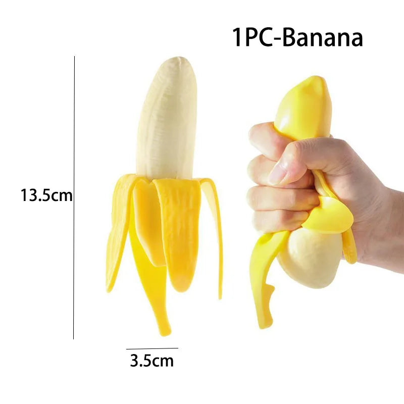 Fruitvormig Knijpspeeltje voor Stressvermindering