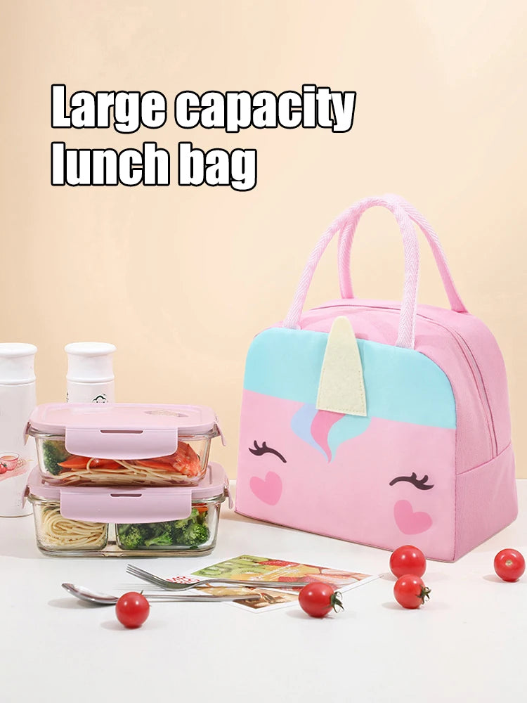 Geïsoleerde Lunchtas voor Kinderen met Leuke Cartoon Print
