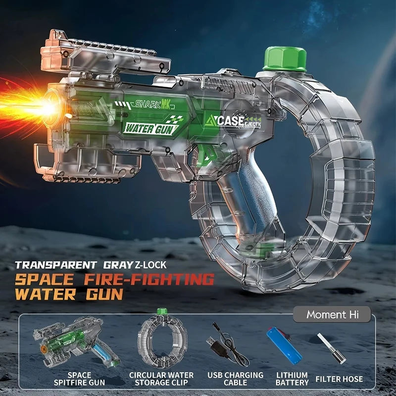 Elektrisch waterpistool met automatische wateraanvoer