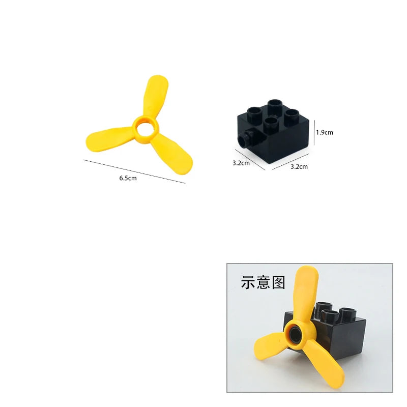 Treinbaan set met rails – Compatibel met Duplo®