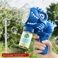 Automatische Dinosaurier Bellenblaas Machine met Licht en 6 Gaten
