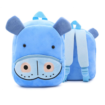 Leuke Pluchen Kinderrugzak met Dierenprint (4-6 Jaar)
