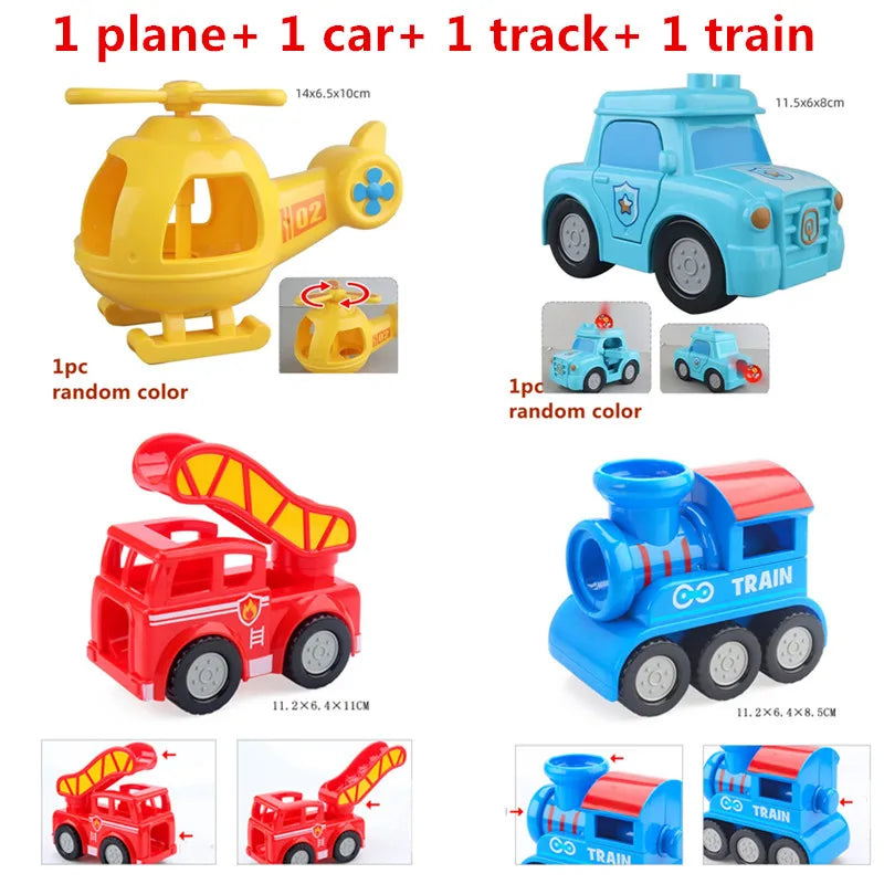 Grote Knikkerbaan Bouwblokken - Compatibel met Bestaande Merken