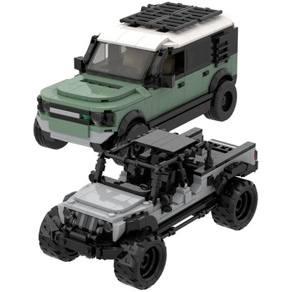 SUV Off-road Racewagen Bouwstenen – LEGO® Compatibel (14+)