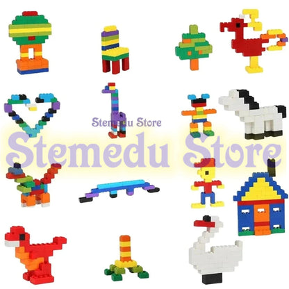 Kleine Bouwblokjes Bulkverpakking | Compatibel met Lego en LeDUO