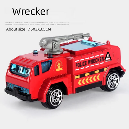 Speelgoed Brandweer Voertuigen Set – Metaal & Plastic
