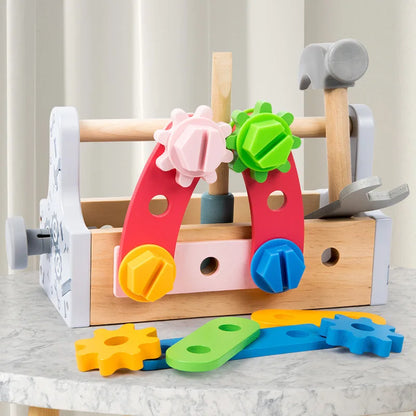 Houten Gereedschapskist Speelset voor Kinderen