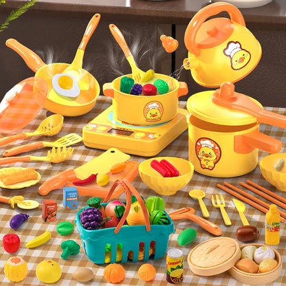 Speelkeuken Accessoires Set met Kookgerei en Rijstkoker