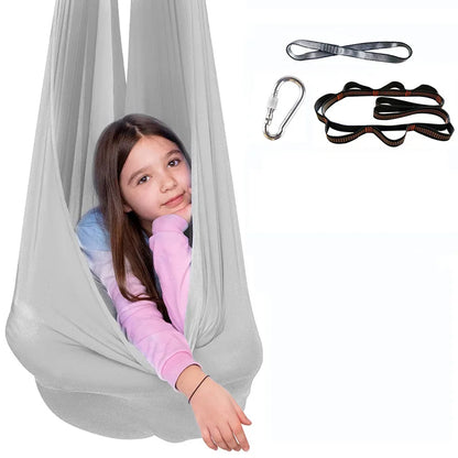 Elastische Kinderhangmat en Therapieschommel voor binnen en buiten