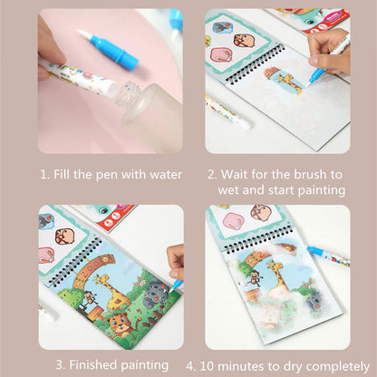Herbruikbaar Water Tekenboek voor Kinderen: Tekenen Zonder Knoei