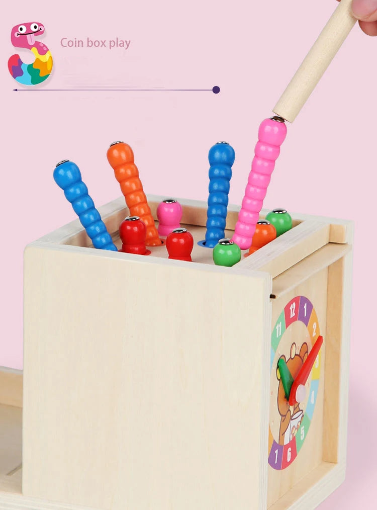 6-in-1 Houten Montessori Speelbox