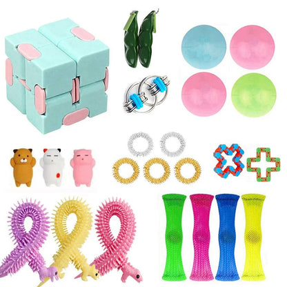 Fidget Toys Set van 5 | Drukverlagend en Zintuiglijk Speelgoed