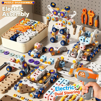 Kinder Gereedschapsset met Bouwonderdelen