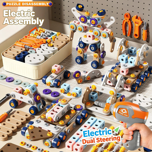 Kinder Gereedschapsset met Bouwonderdelen