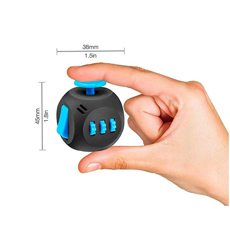Fidget Cube met 6 Kanten | Voor Focus en Stressvermindering