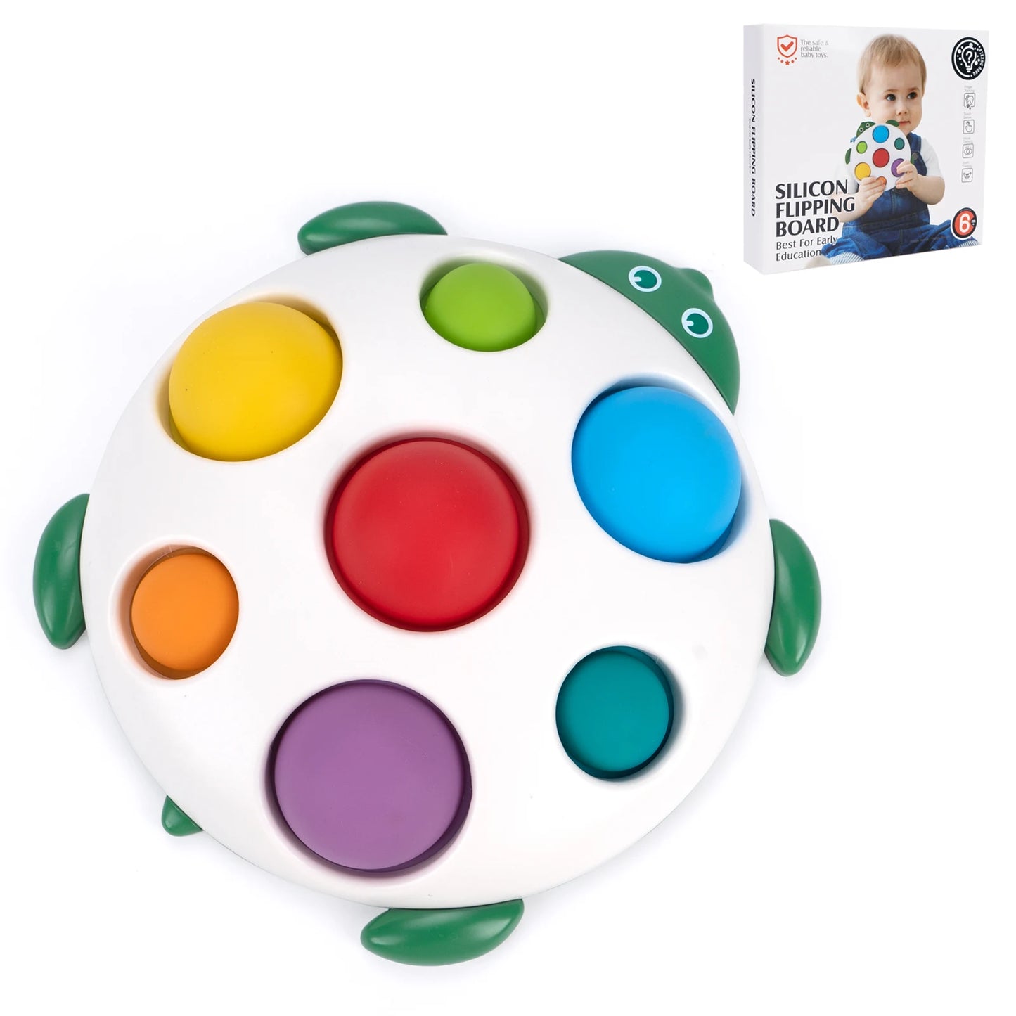 Zintuiglijk Druk- en Pop Speeltje voor Baby's en Peuters