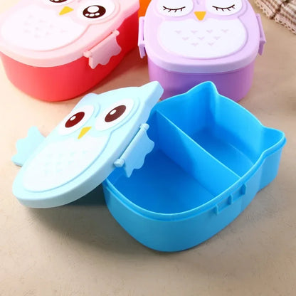 Bento Lunchbox voor Kinderen - Draagbaar met Bestek en Karakterprint