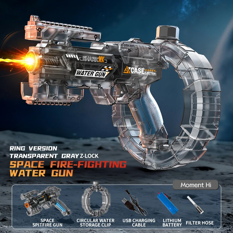 Elektrisch waterpistool met automatische wateraanvoer