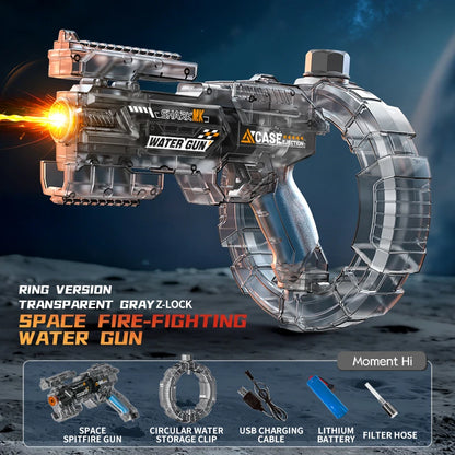 Elektrisch waterpistool met automatische wateraanvoer
